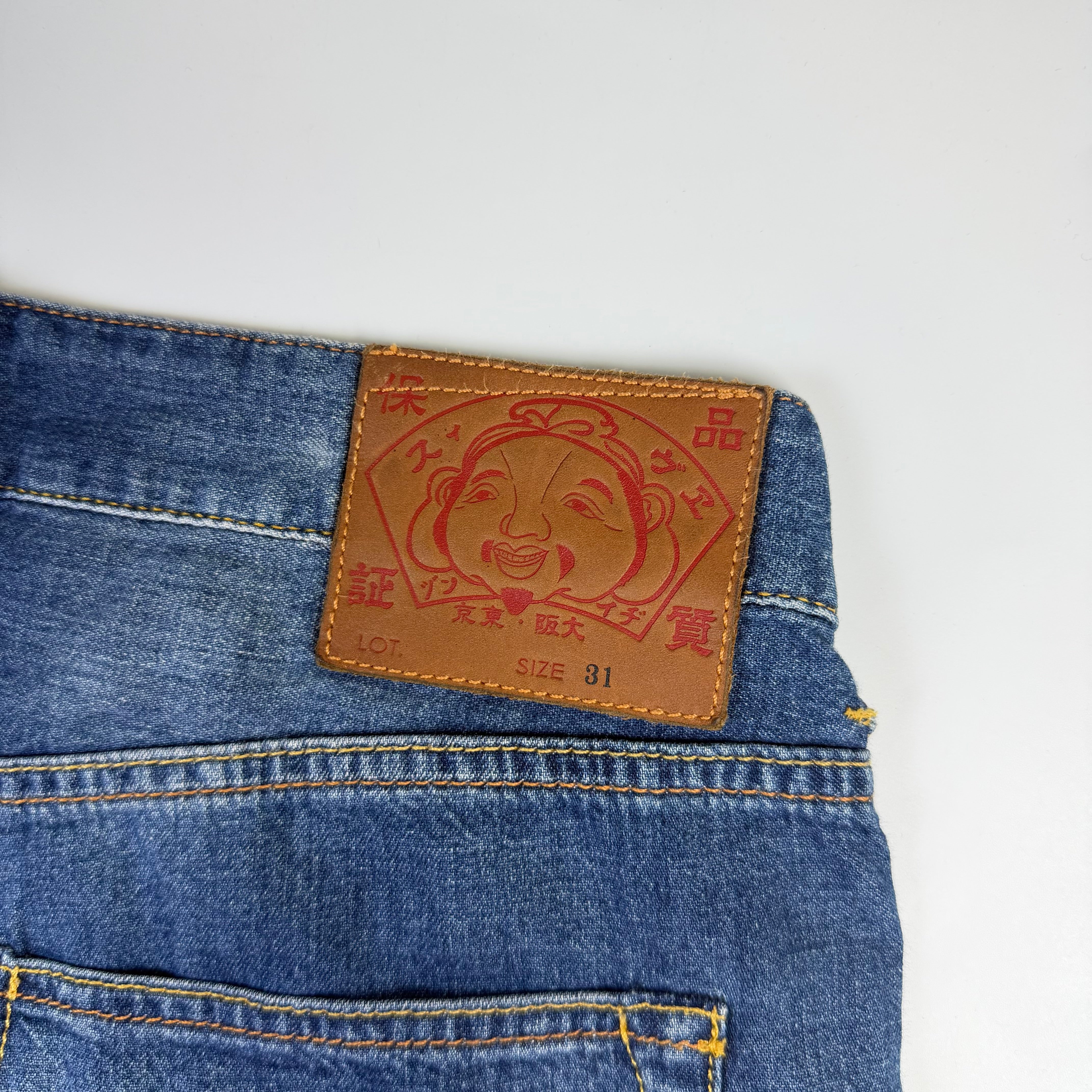 Evisu Seagull Denim Shorts