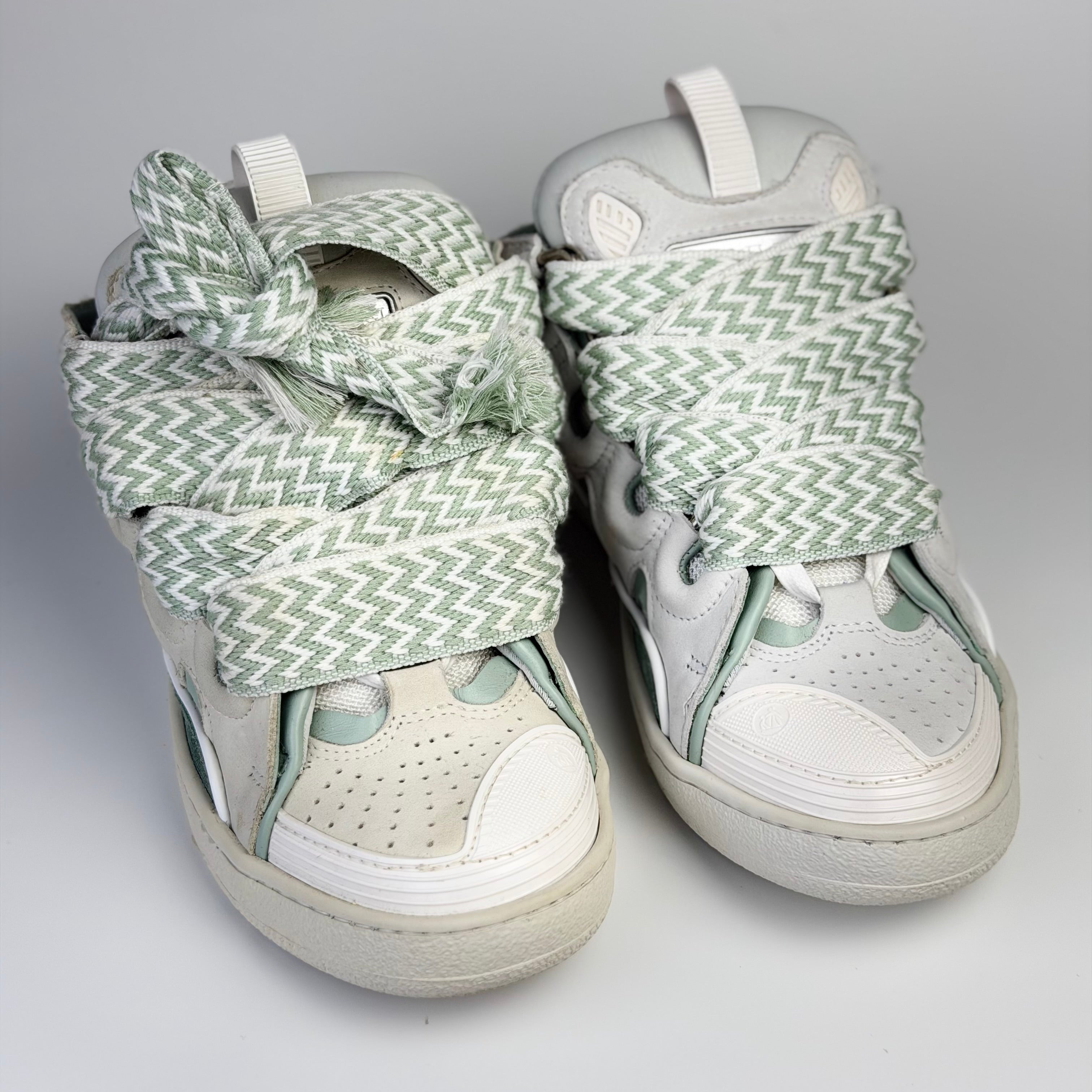 Lanvin Curb Turqoise Sneakers