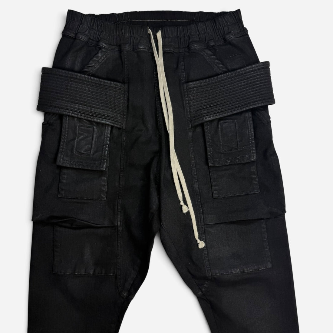 Rick Owens DRKSHDW Creatch Cargo Waxed Pants