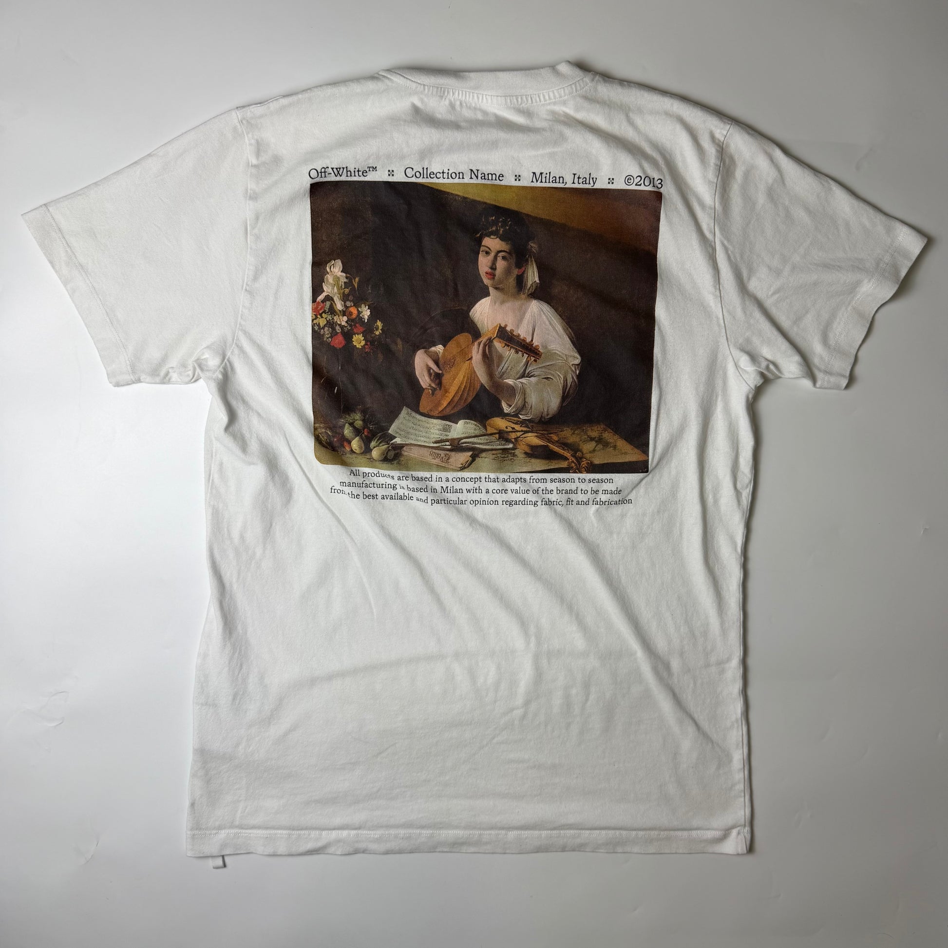 Off-White Carravagio Lute T-shirt