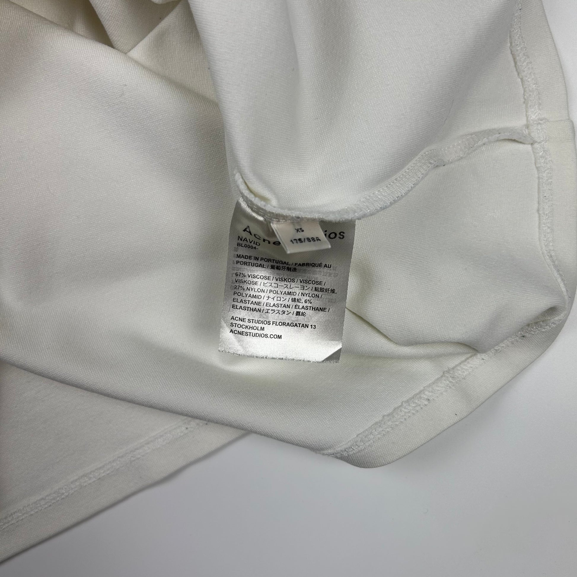 Acne Studios Neck Logo T-shirt