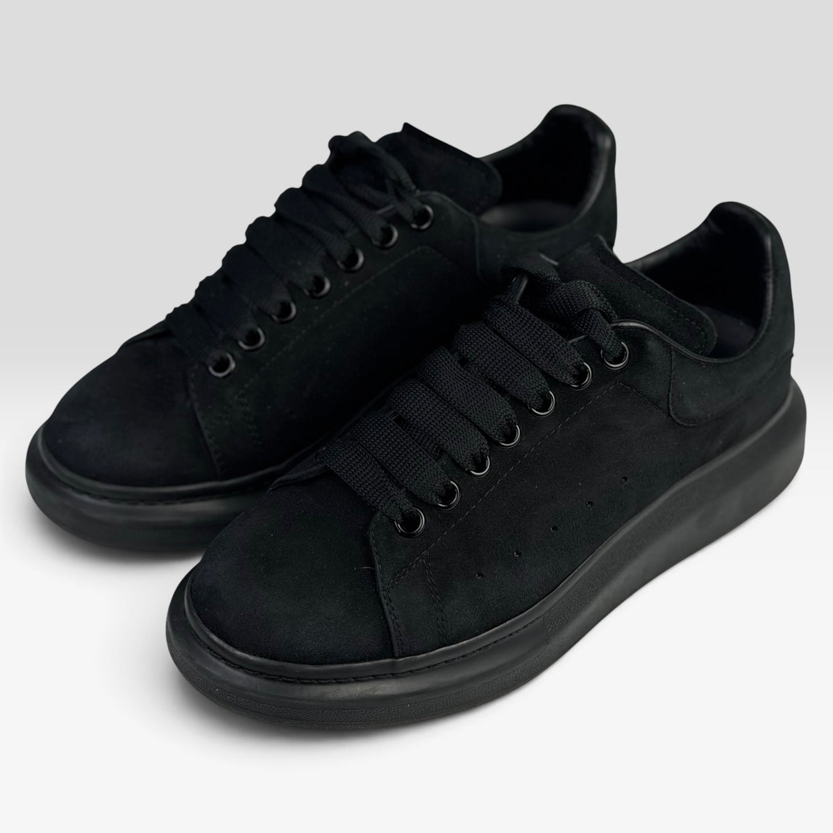 Alexander McQueen Oversized Sneaker Black Suede