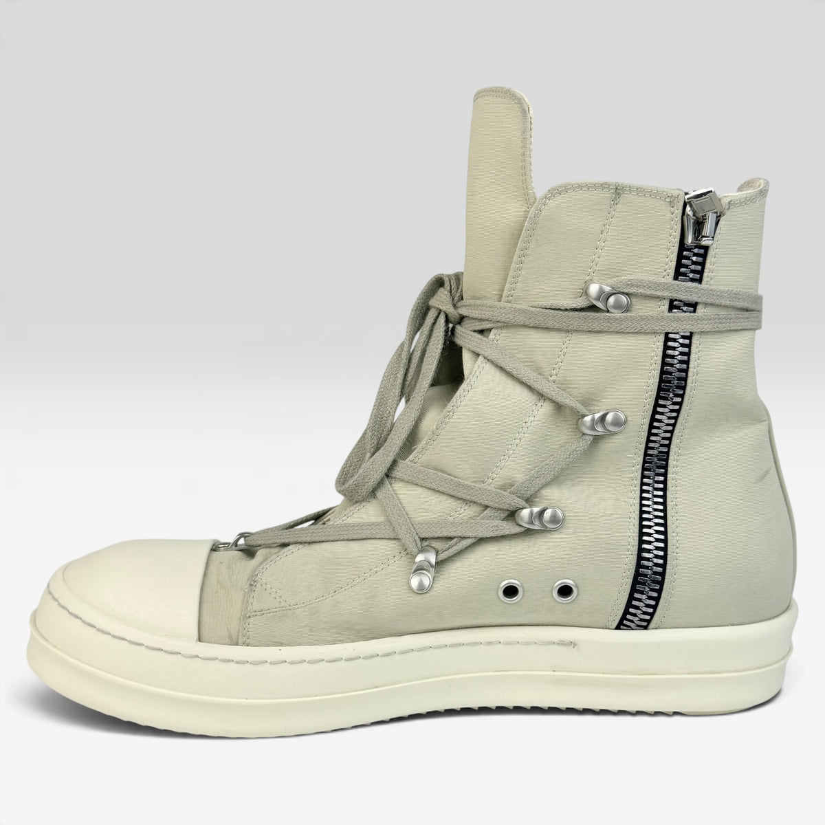 Rick Owens DRKSHDW Hexagram Ramones High Milk/Pearl