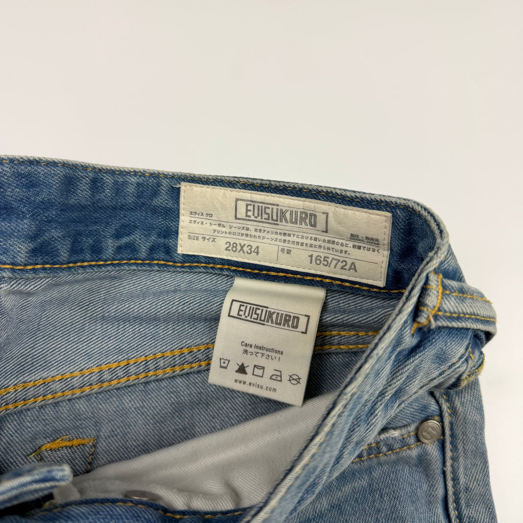 Evisu Kuro Seagull Jeans