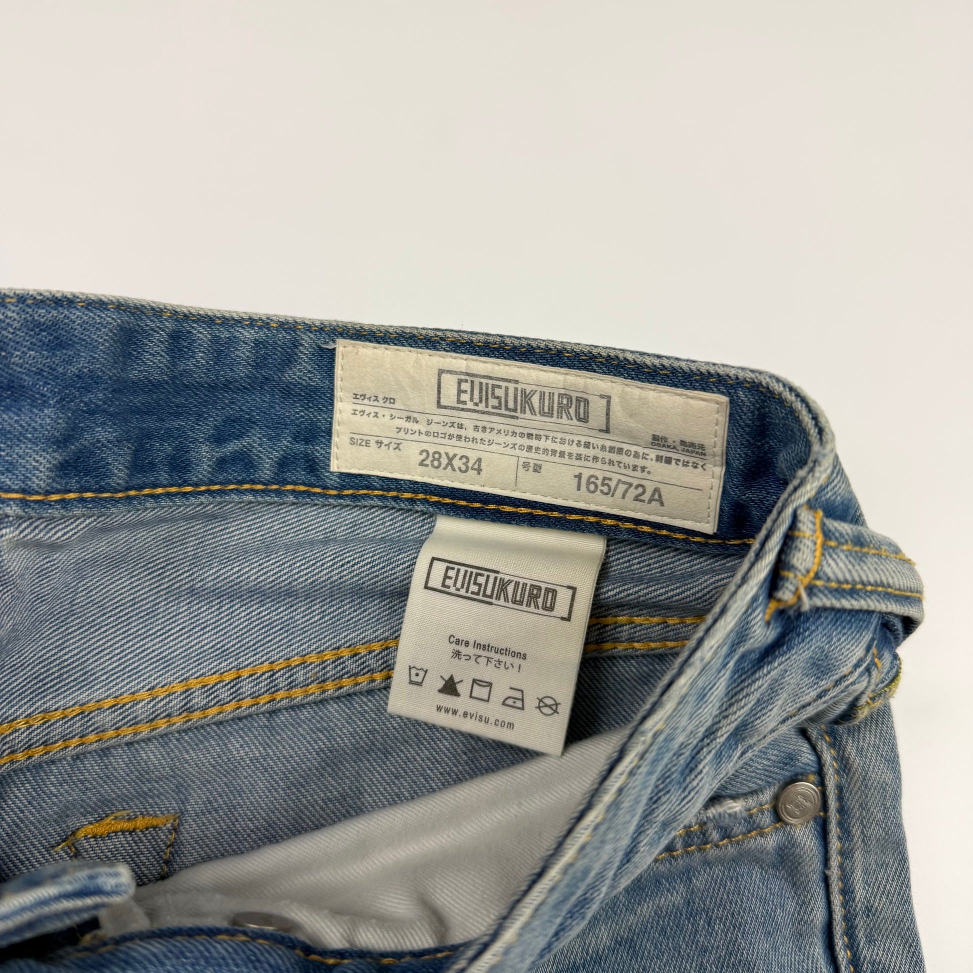 Evisu Kuro Seagull Jeans