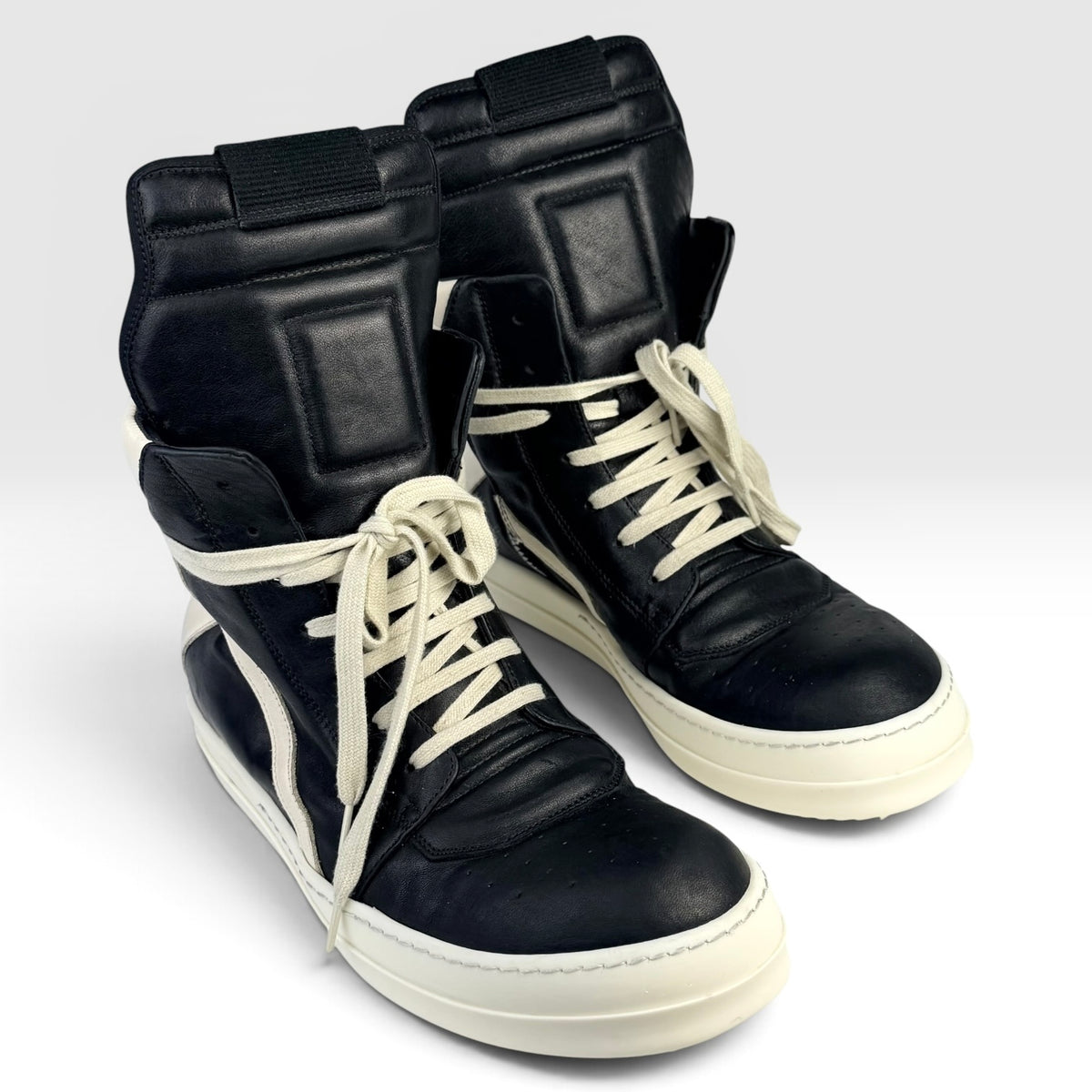 Rick Owens Geobasket Black/Milk