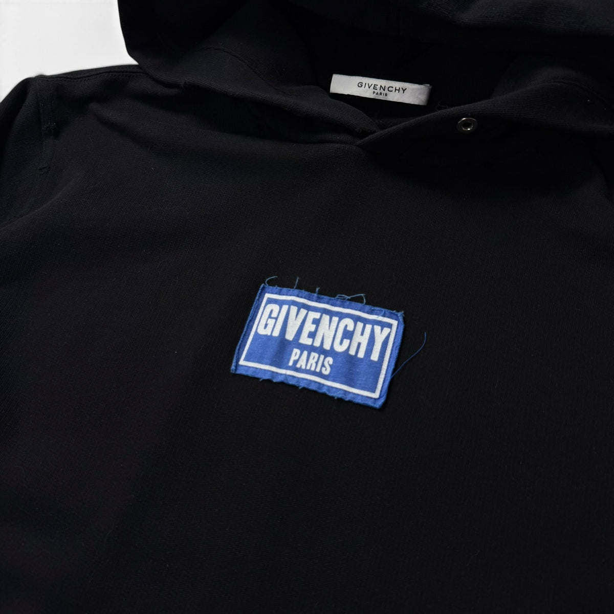 Givenchy Patch Hoodie Cuban Fit Black