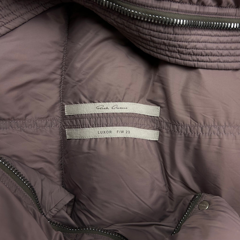 Rick Owens Funnel Neck Down Puffer Jacket