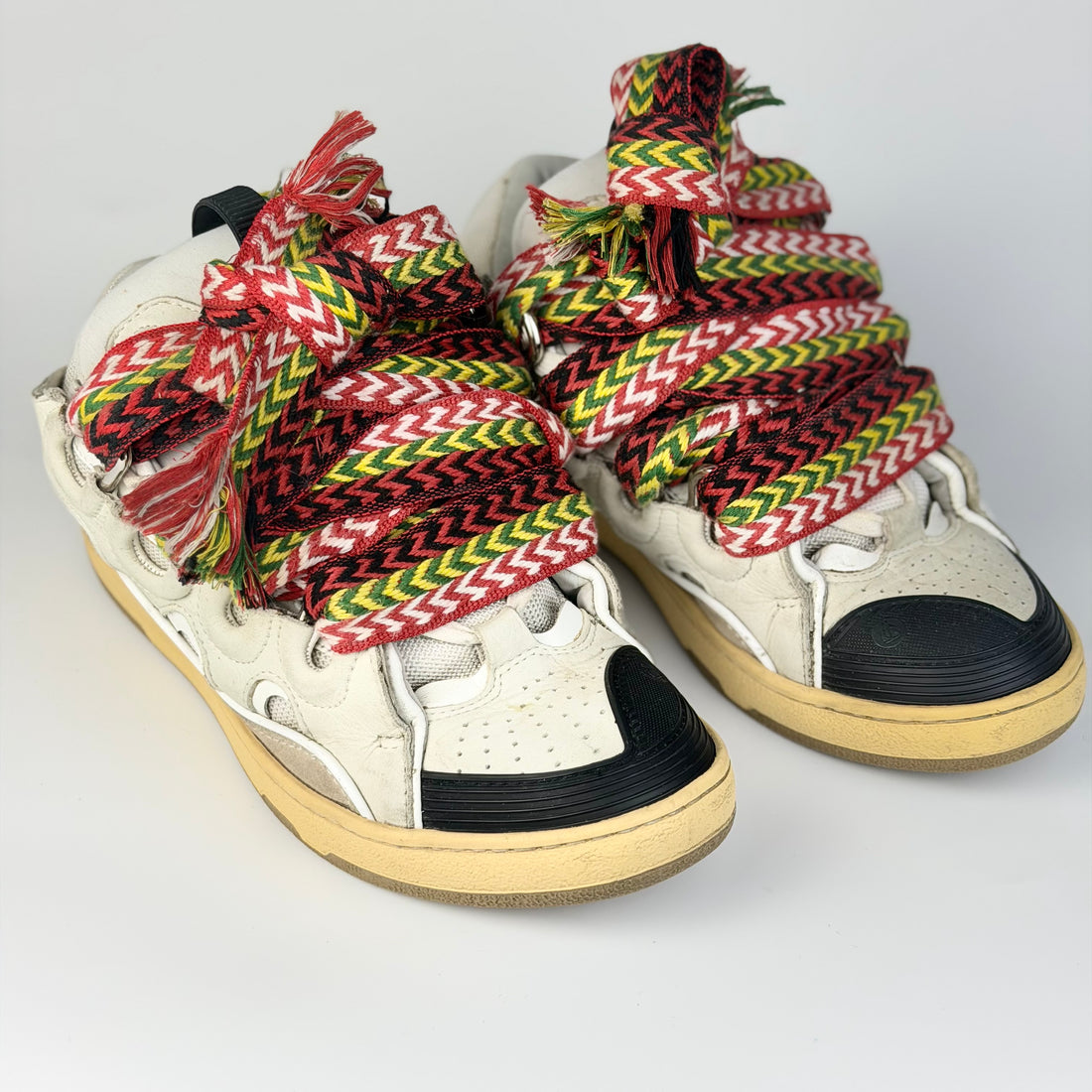 Lanvin Curb White Sneakers