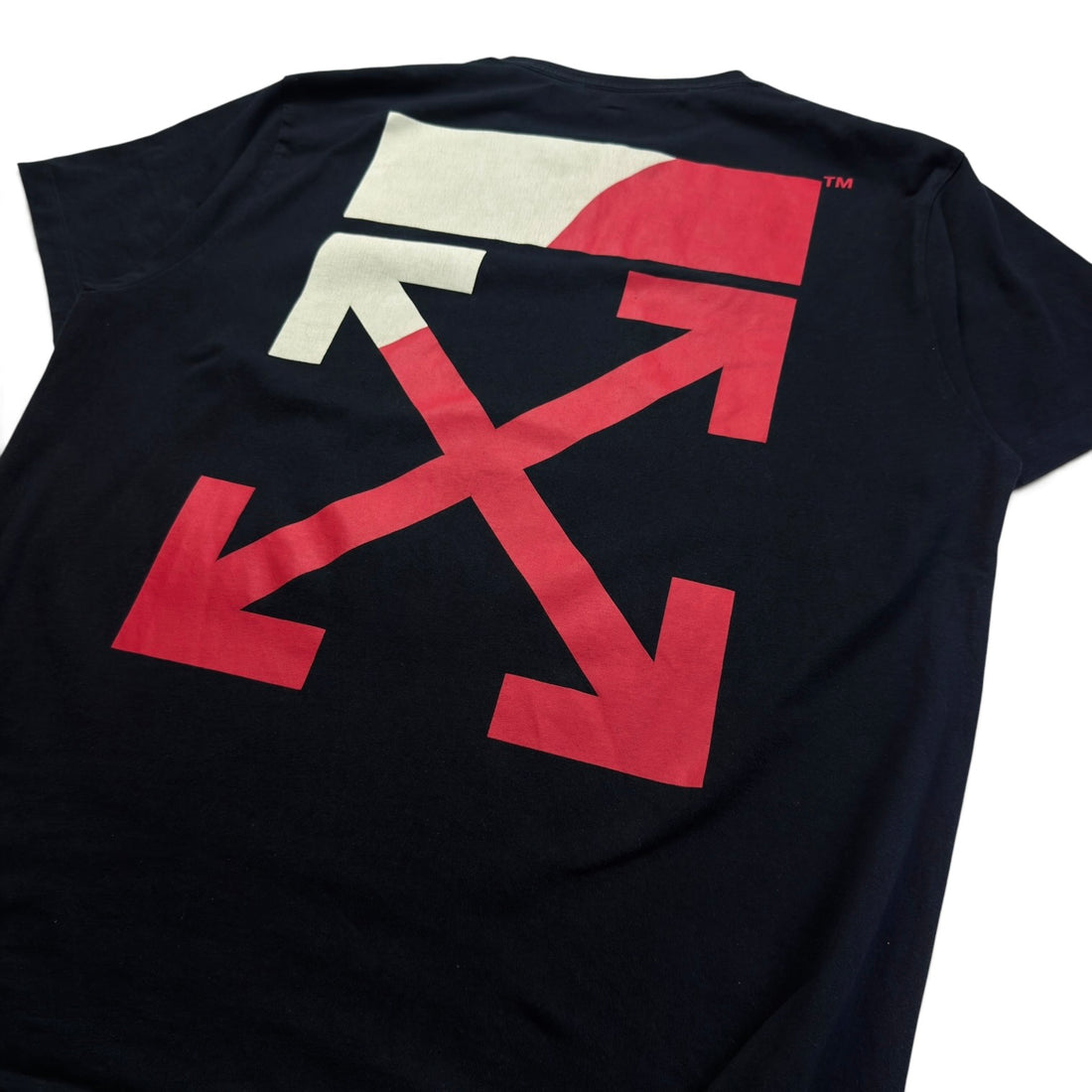 Off-White Split Logo Oversized T-Shirt Black