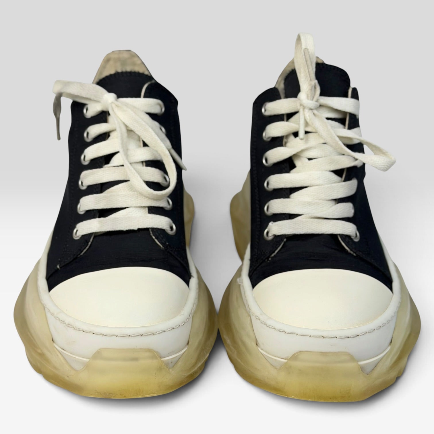 Rick Owens DRKSHDW Abstract Clear Sole Low Black