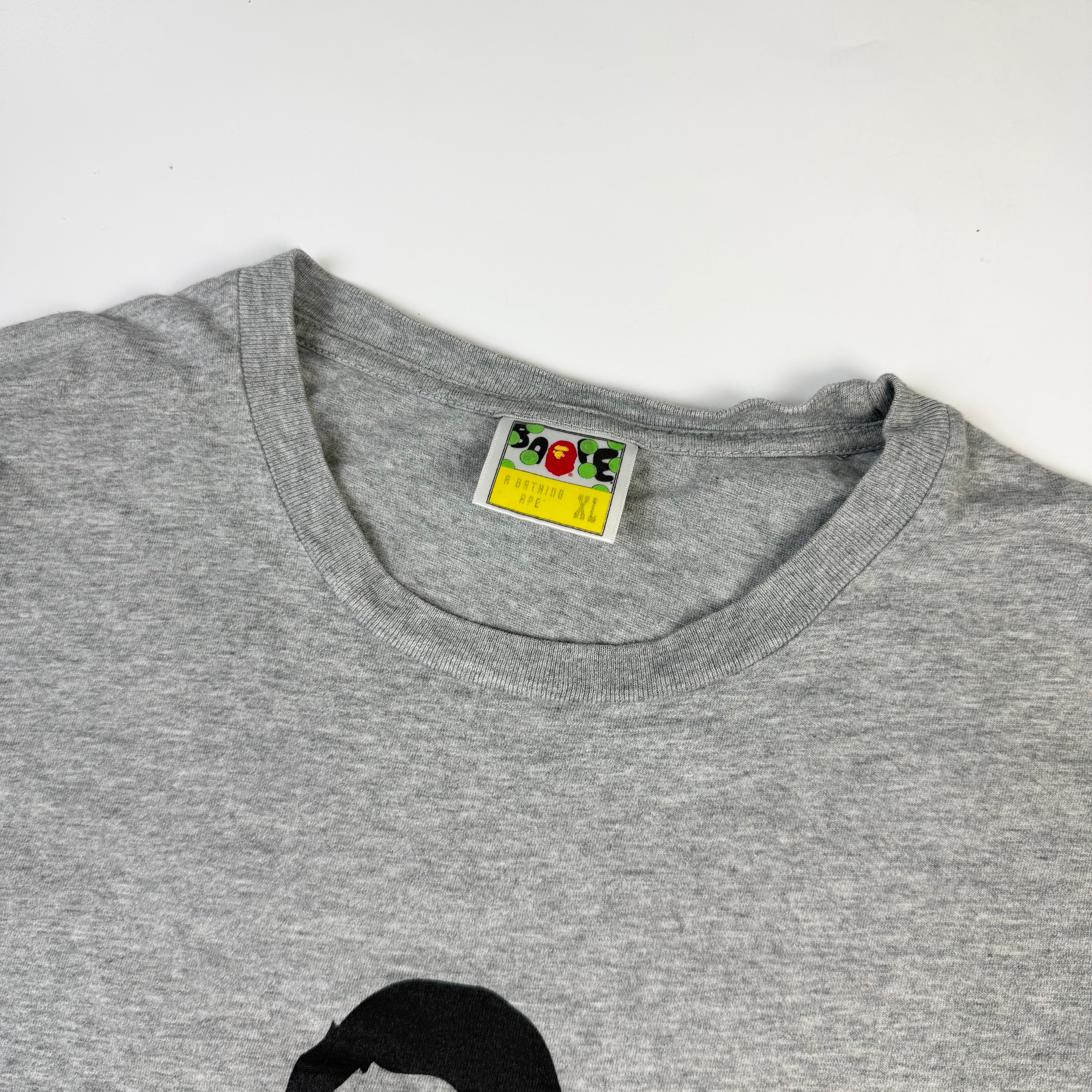 BAPE Ape Head Crossbones T-Shirt Grey