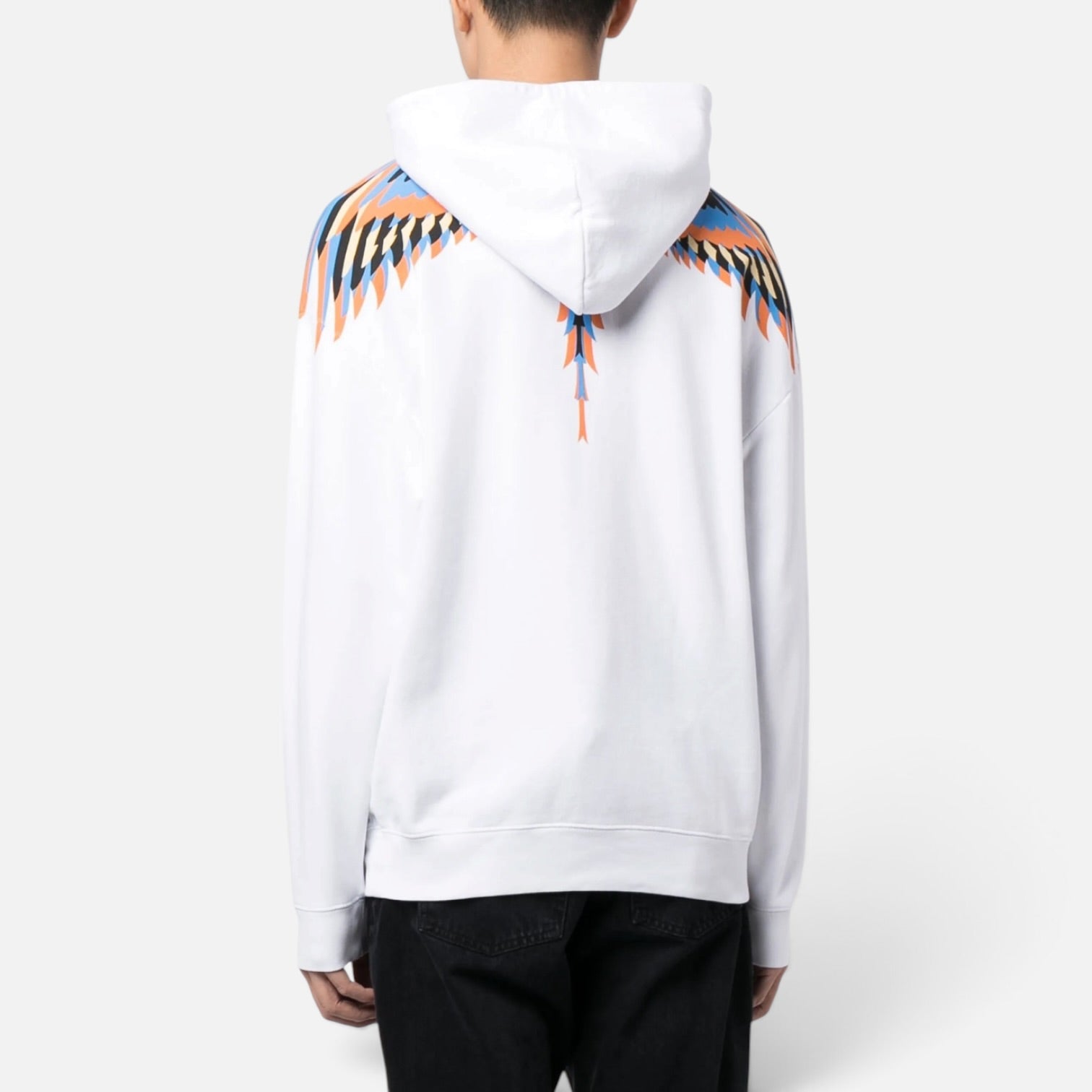 Marcelo Burlon Wings Hoodie White