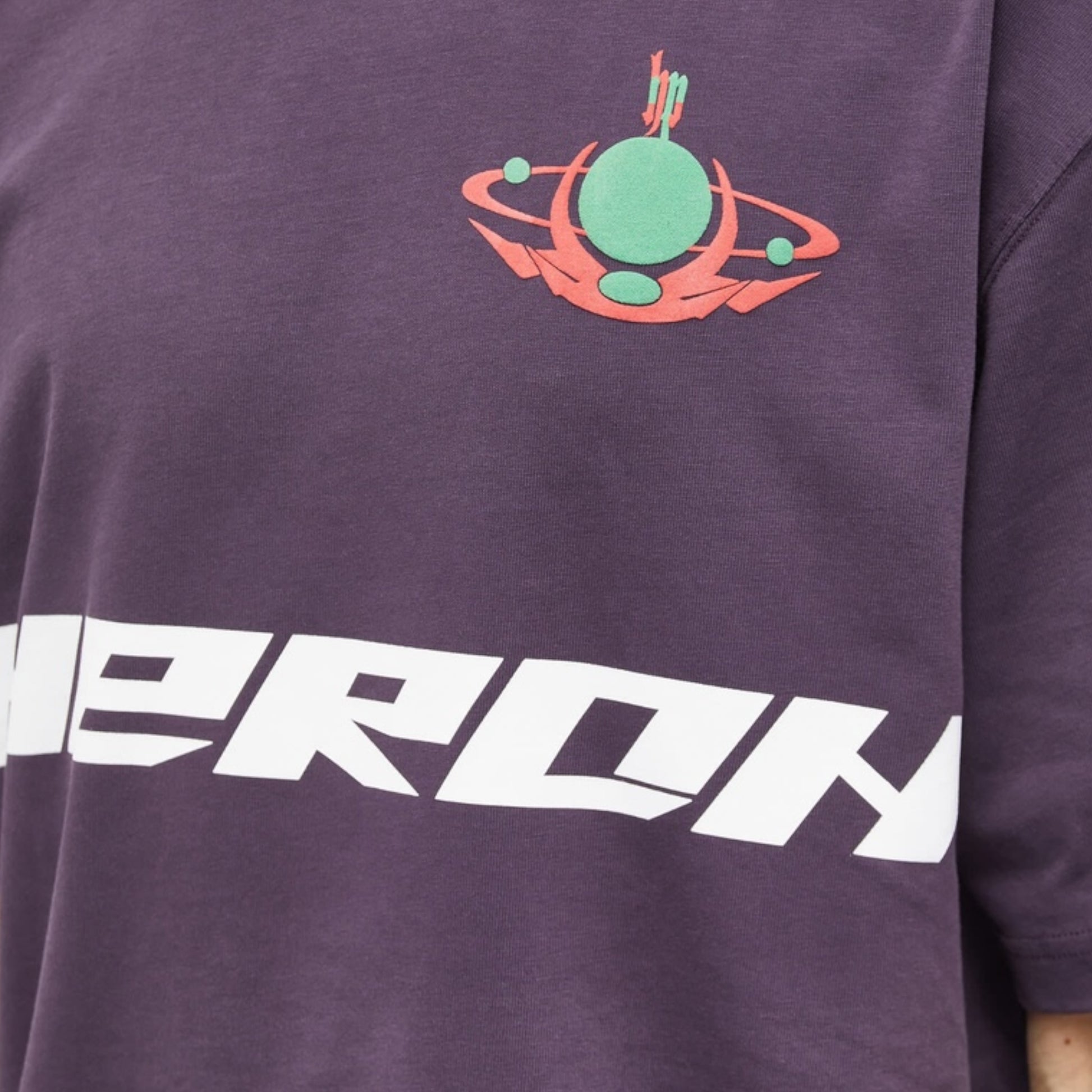 Heron Preston Purple HP Globe T-shirt
