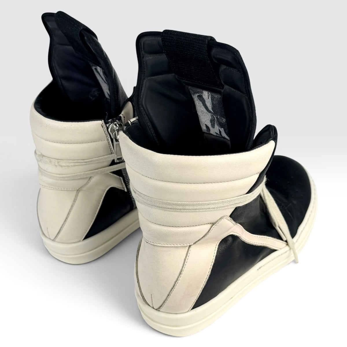 Rick Owens Geobasket Black/Milk
