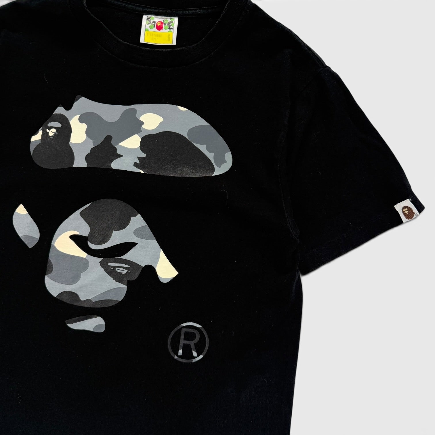 Bape Color Camo Ape Face T-shirt