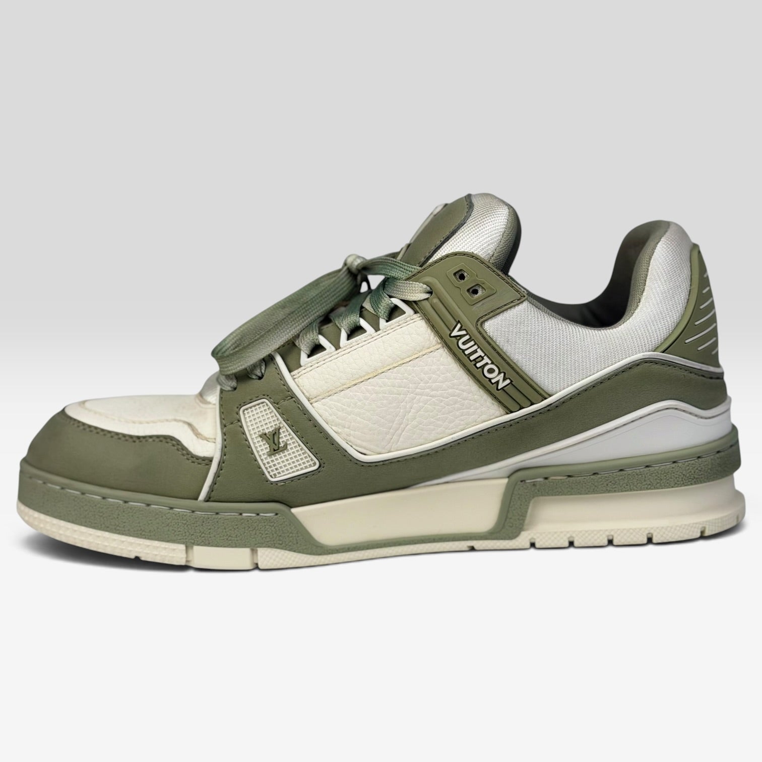 Louis Vuitton LV Trainer Green Two-Tone