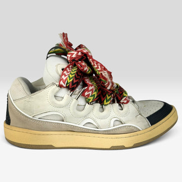 Lanvin Curb White Sneakers