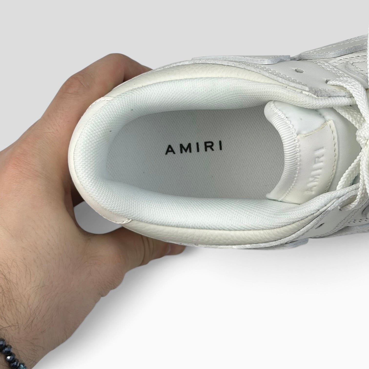 Amiri Skel Top Low White Sneakers