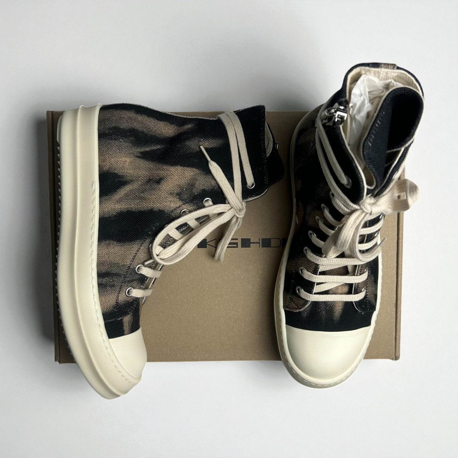 Rick Owens Ramones High Tie Dye