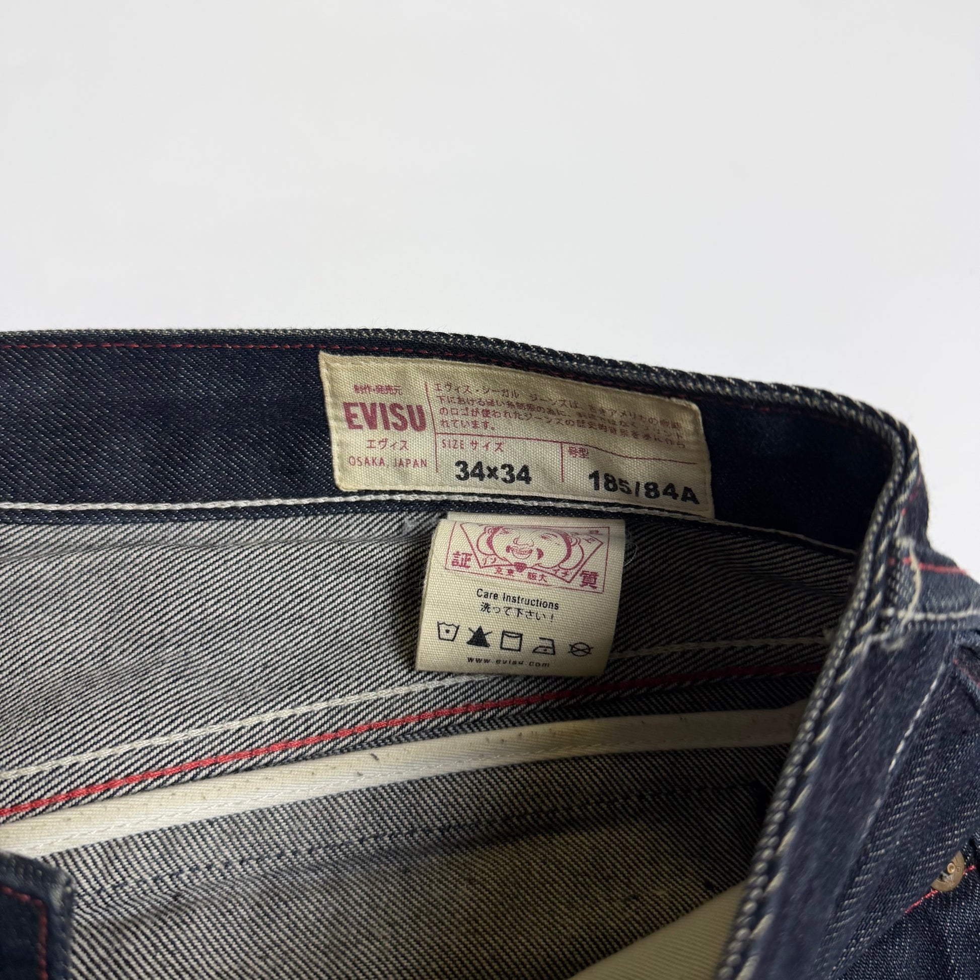 Evisu Monk Selvedge Daicock Jeans