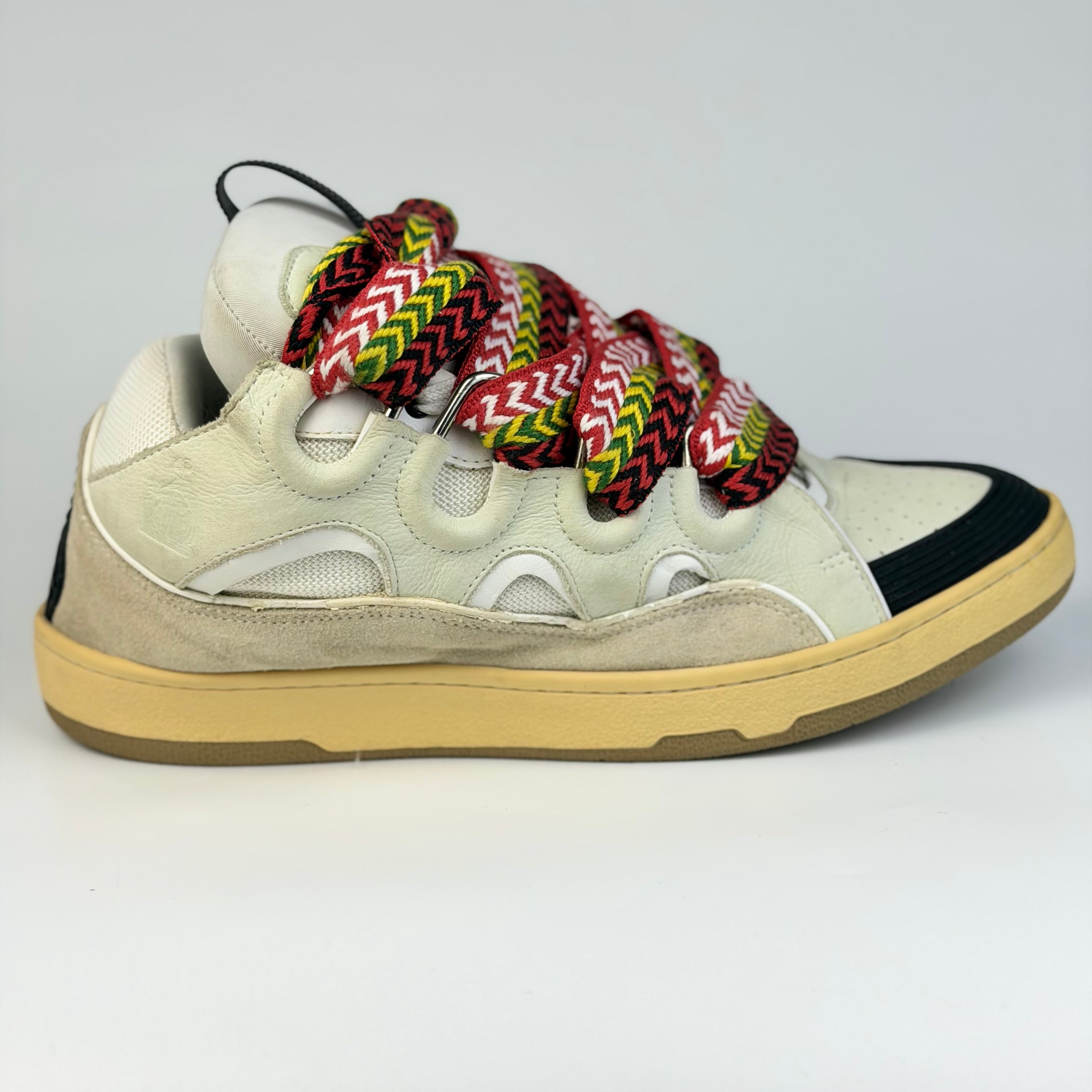 Lanvin Curb White Sneakers