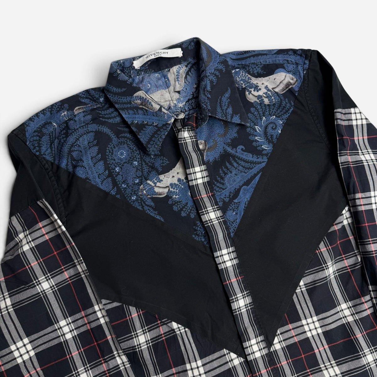 Givenchy by Riccardo Tisci SS15 Patchwork Shirt