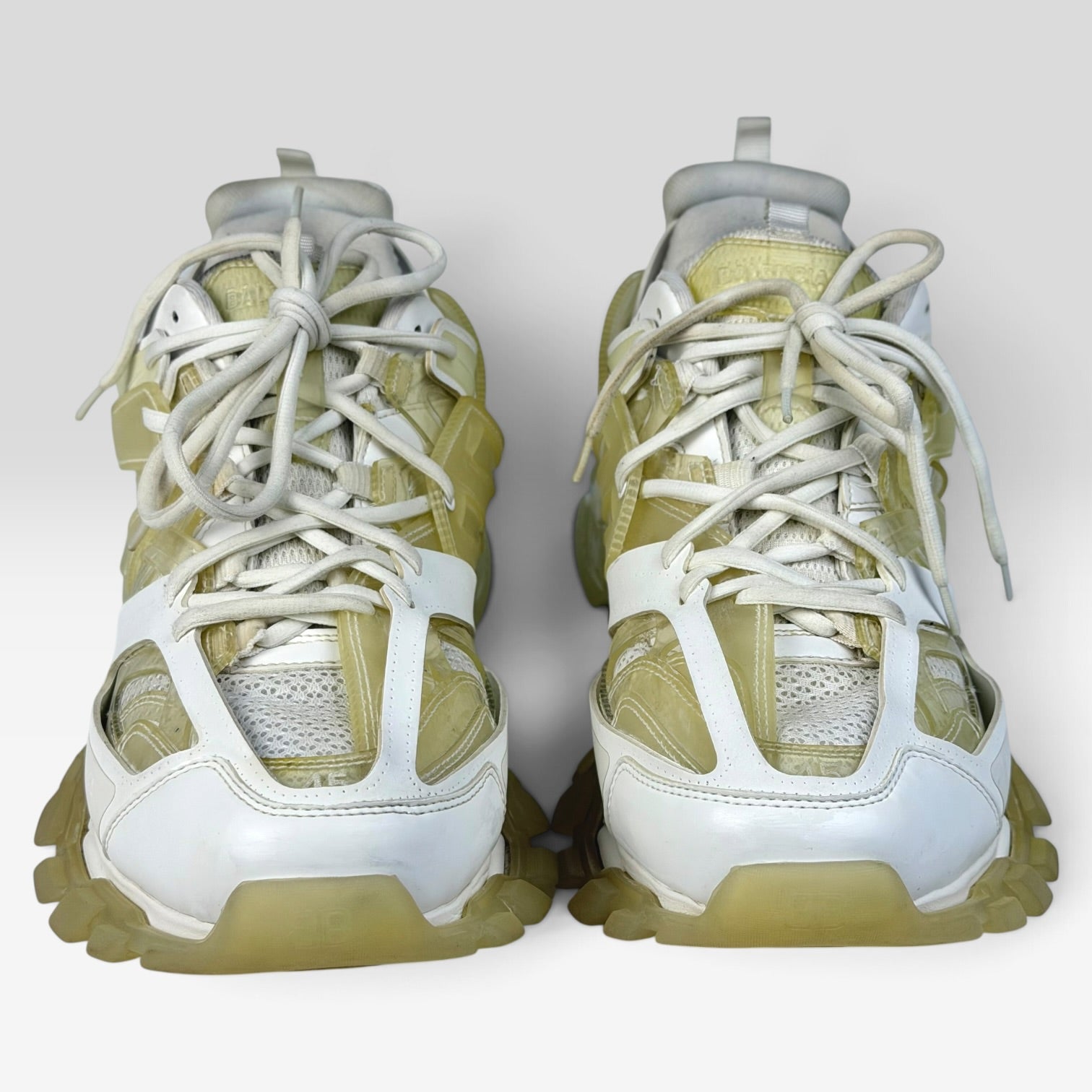 Balenciaga Track Clear Sole White