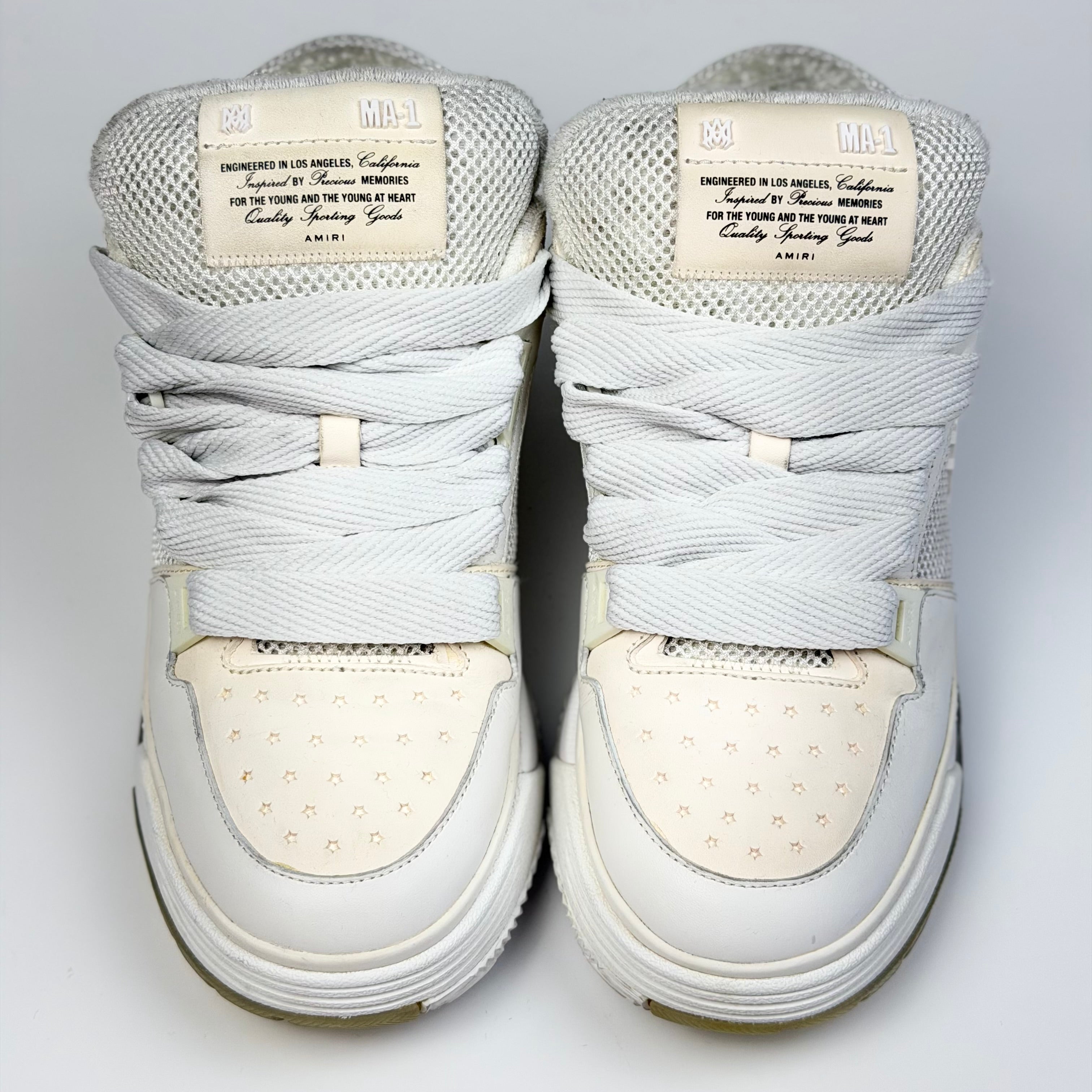 Amiri MA-1 Alabaster White Sneakers