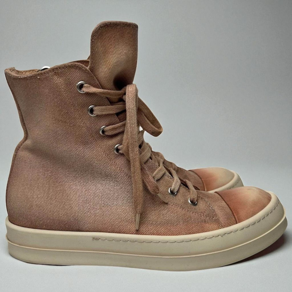 Rick Owens Ramones High Faded Pink