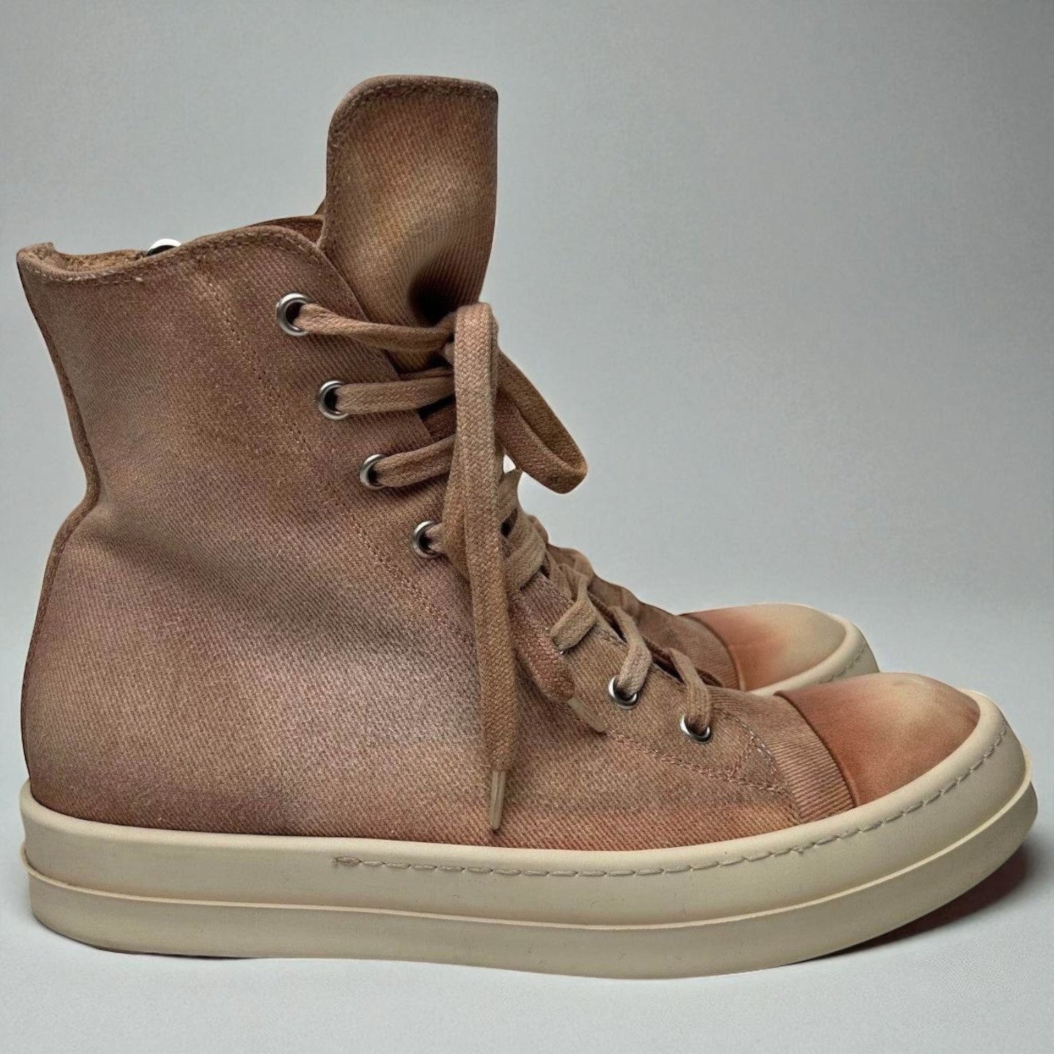 Rick Owens Ramones High Faded Pink