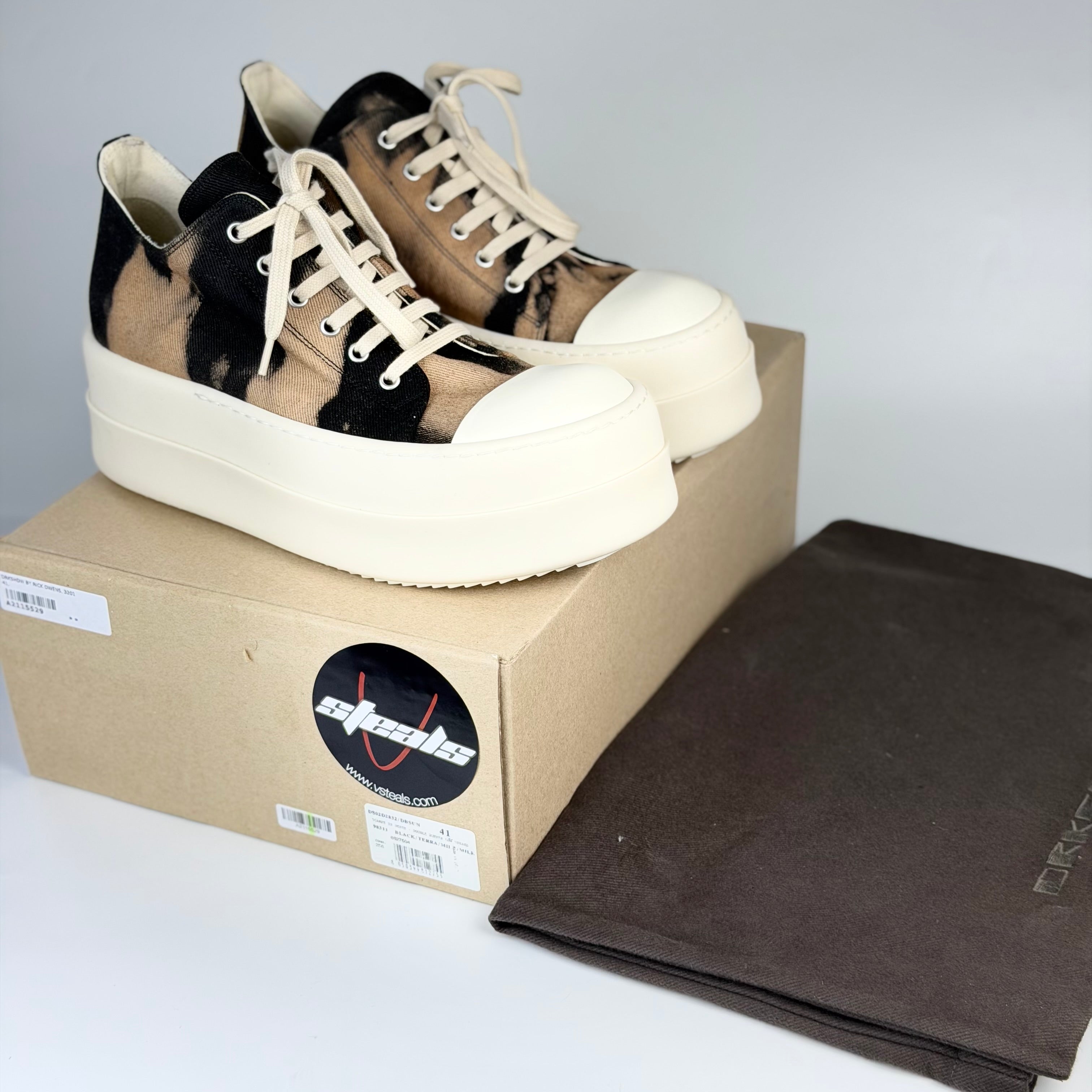 Rick Owens Mega Bumper Ramones Tie Dye