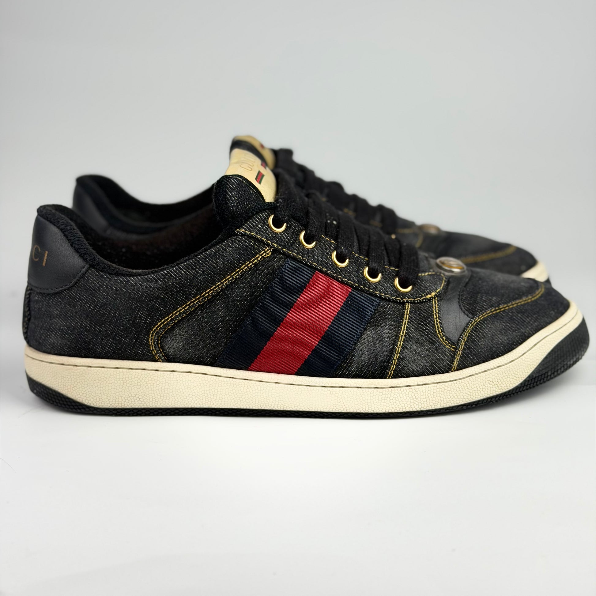 Gucci sneakers denim – autentici, verificați | VSTEALS
