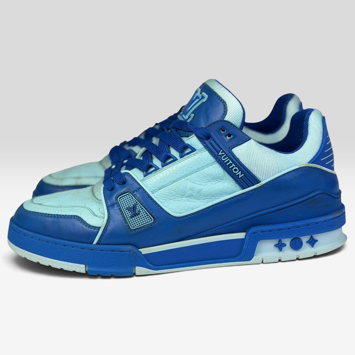 Louis Vuitton LV Trainer Sky Blue/Teal Monogram