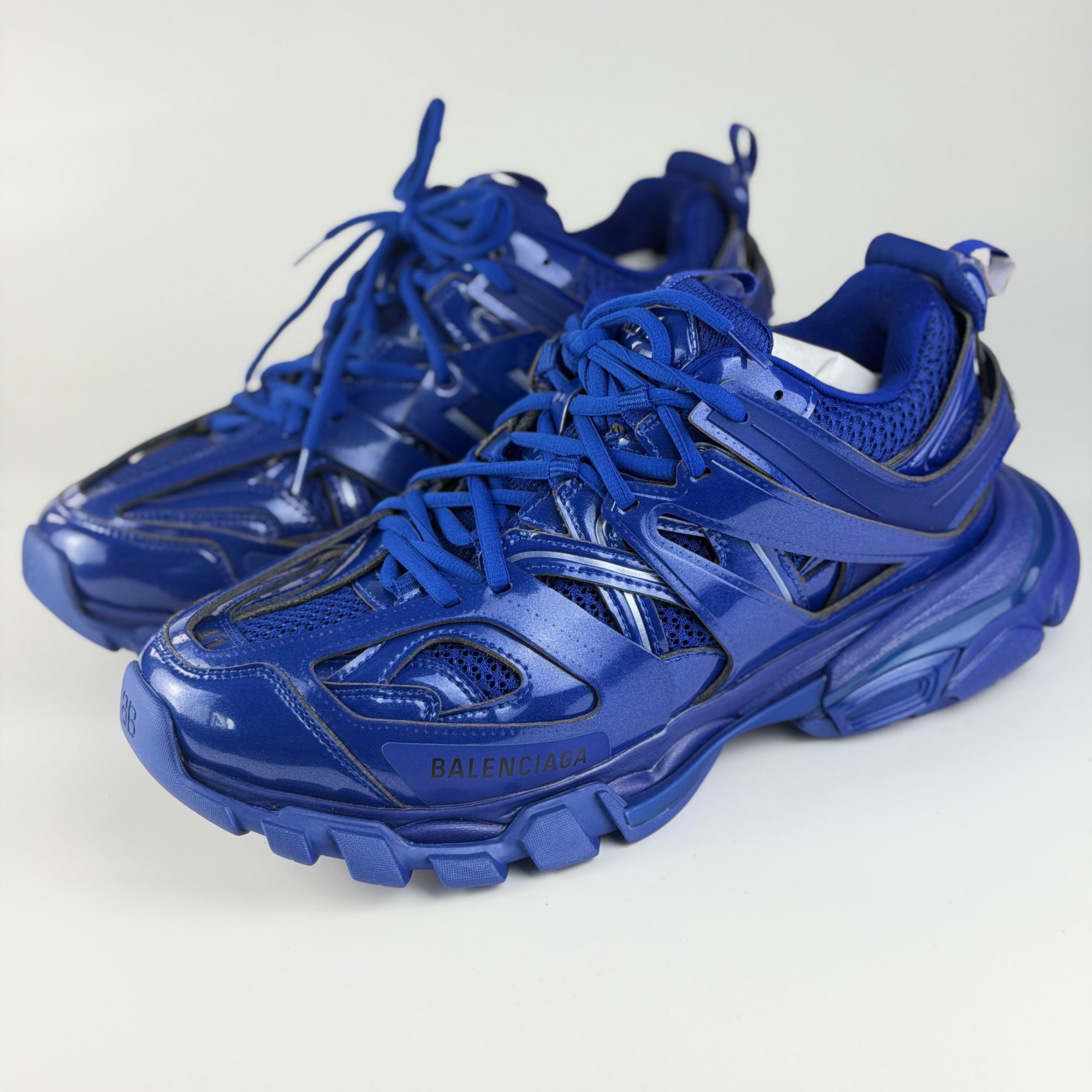 Balenciaga Track Metallic Indigo