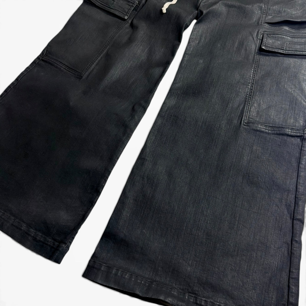 Rick Owens DRKSHDW Double Cargo Jumbo Belas Black Wax