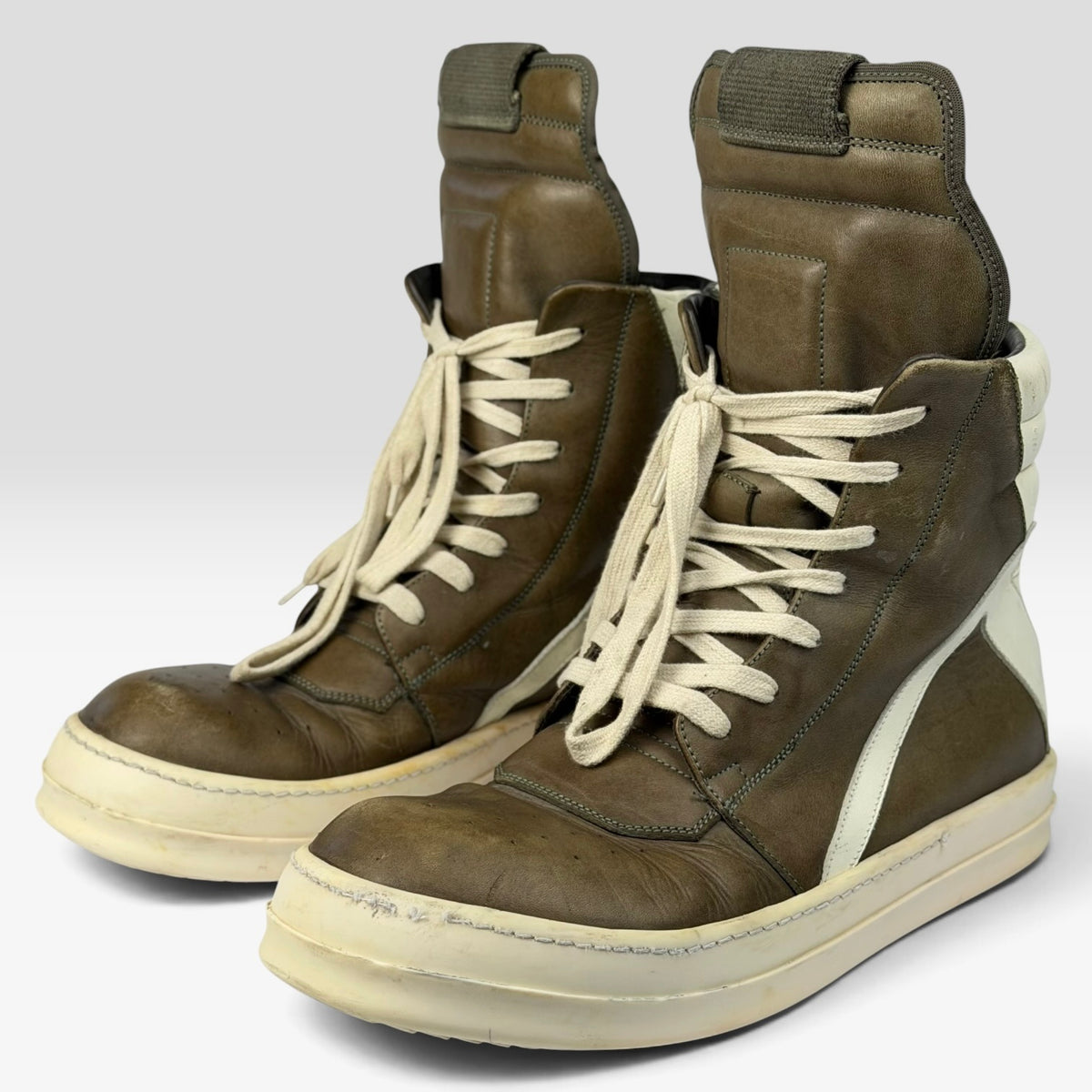 Rick Owens Geobasket Brown/Milk 2016