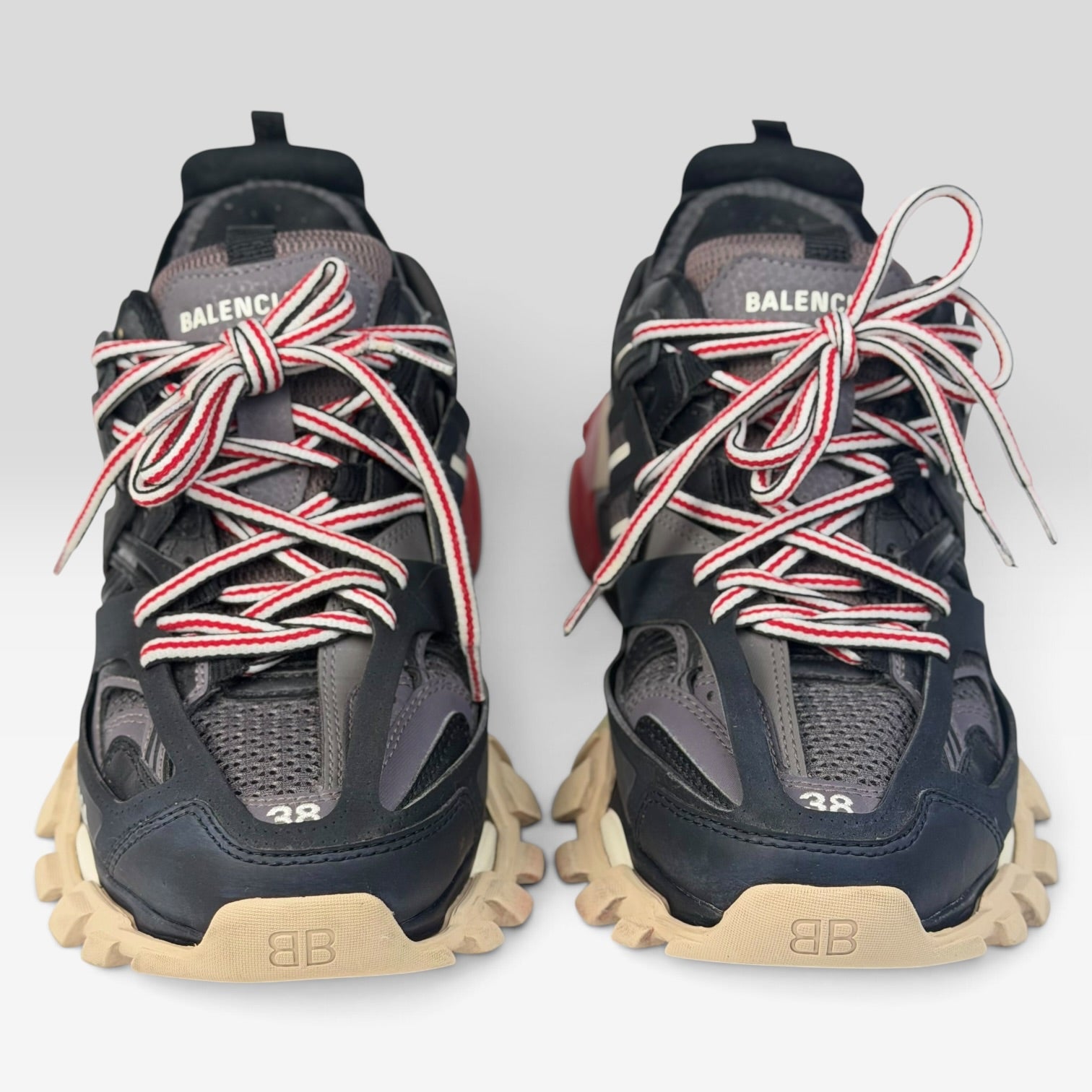 Balenciaga Track Bred Black/Red Sneakers