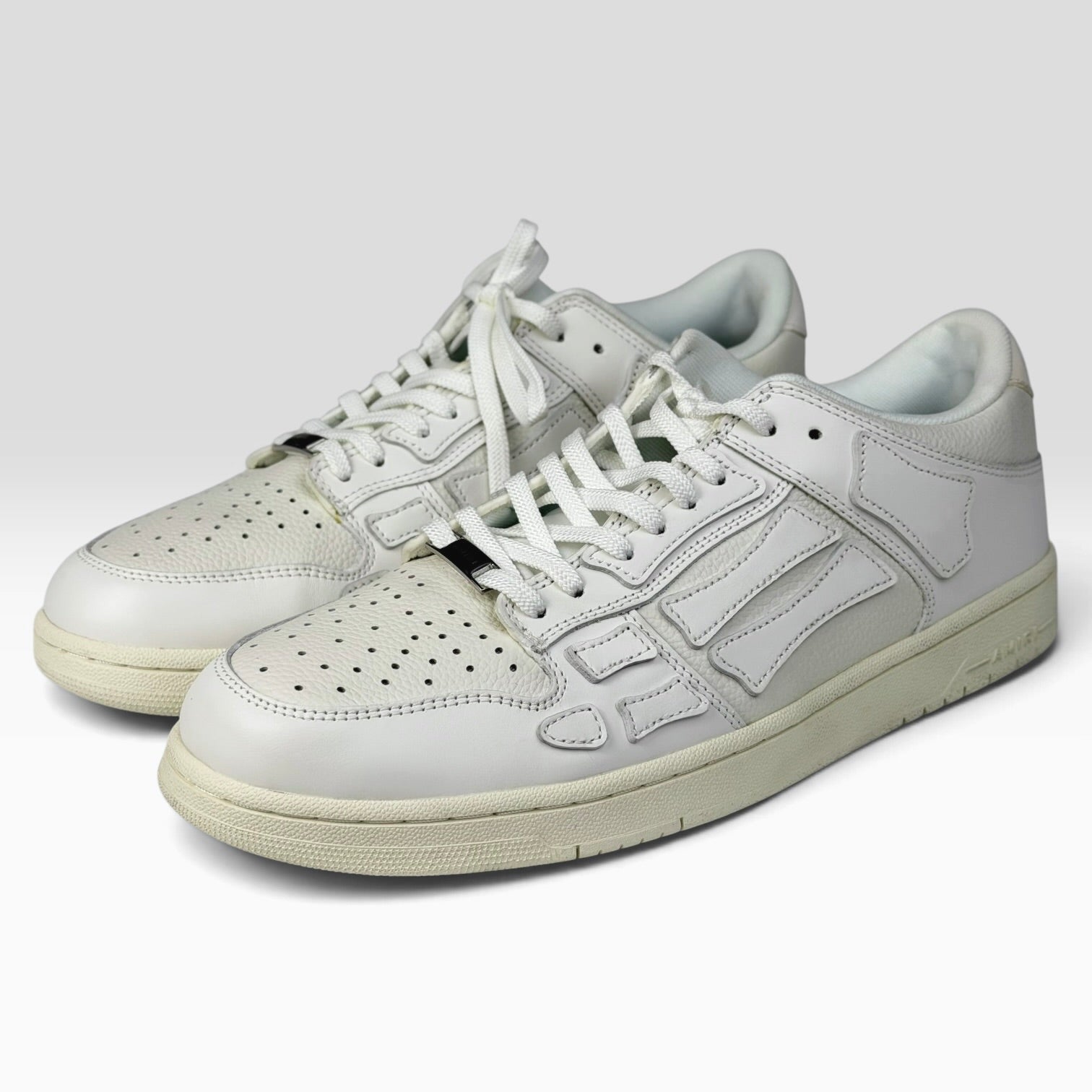 Amiri Skel Top Low White Sneakers