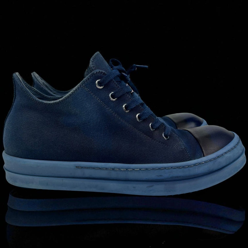 Rick Owens Ramones Low Indigo Dye