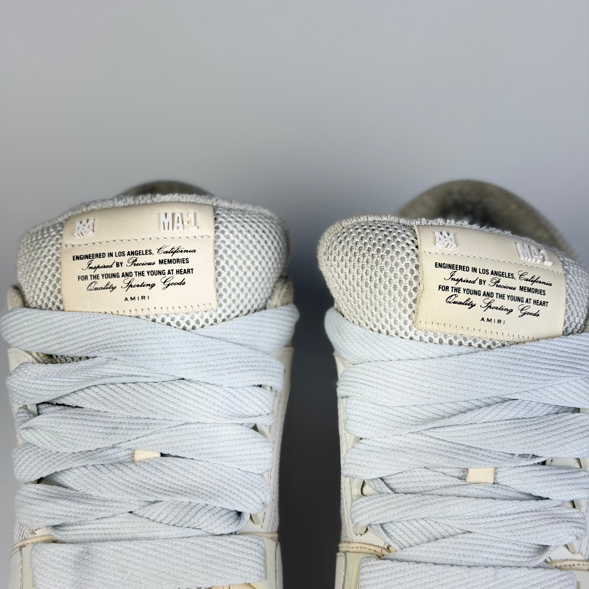 Amiri MA-1 Alabaster White Sneakers