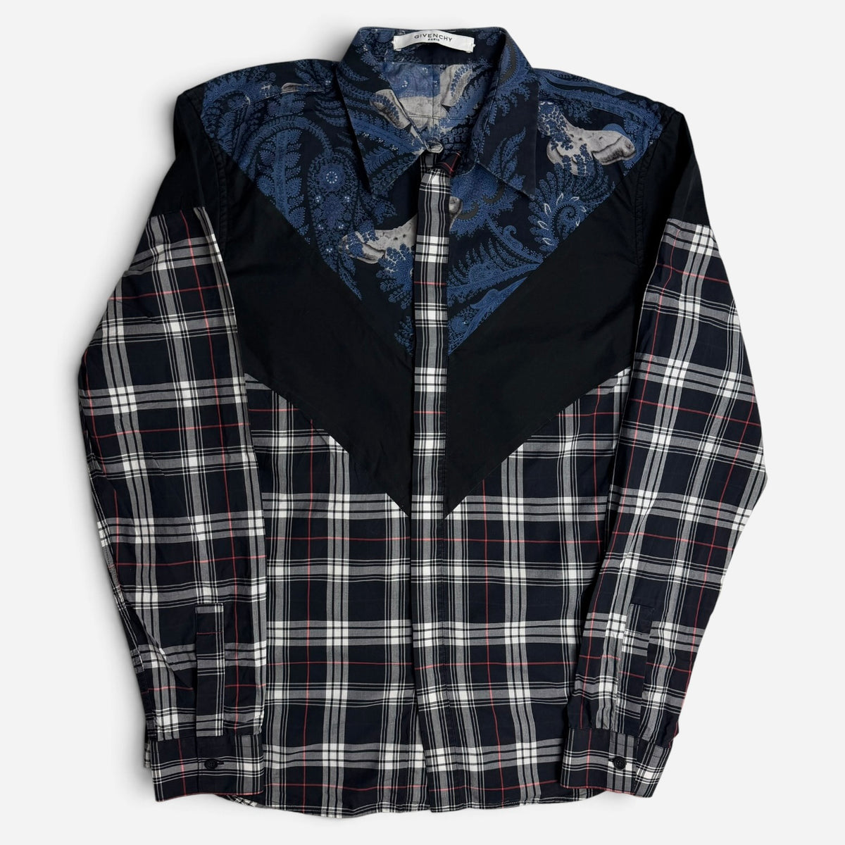 Givenchy by Riccardo Tisci SS15 Patchwork Shirt