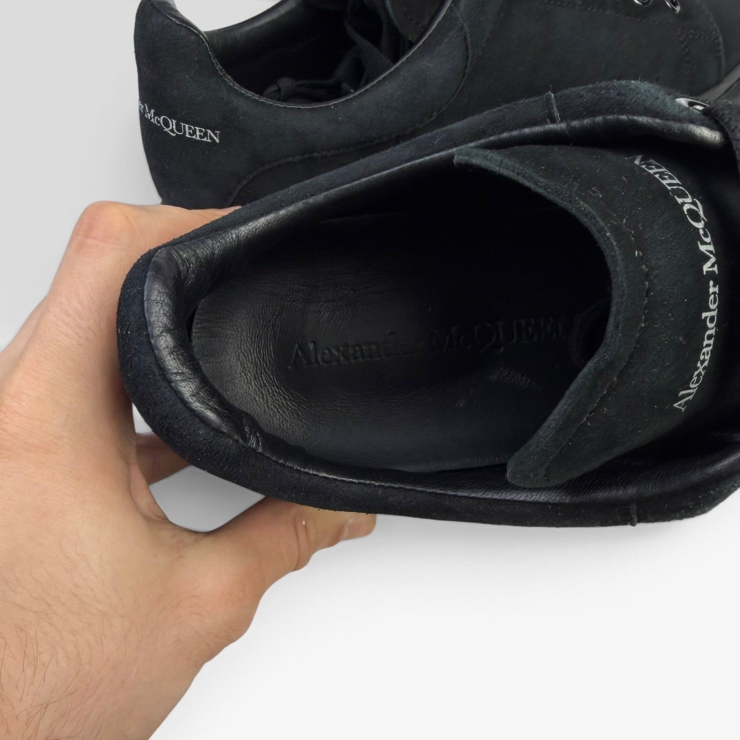 Alexander McQueen Oversized Sneaker Black Suede