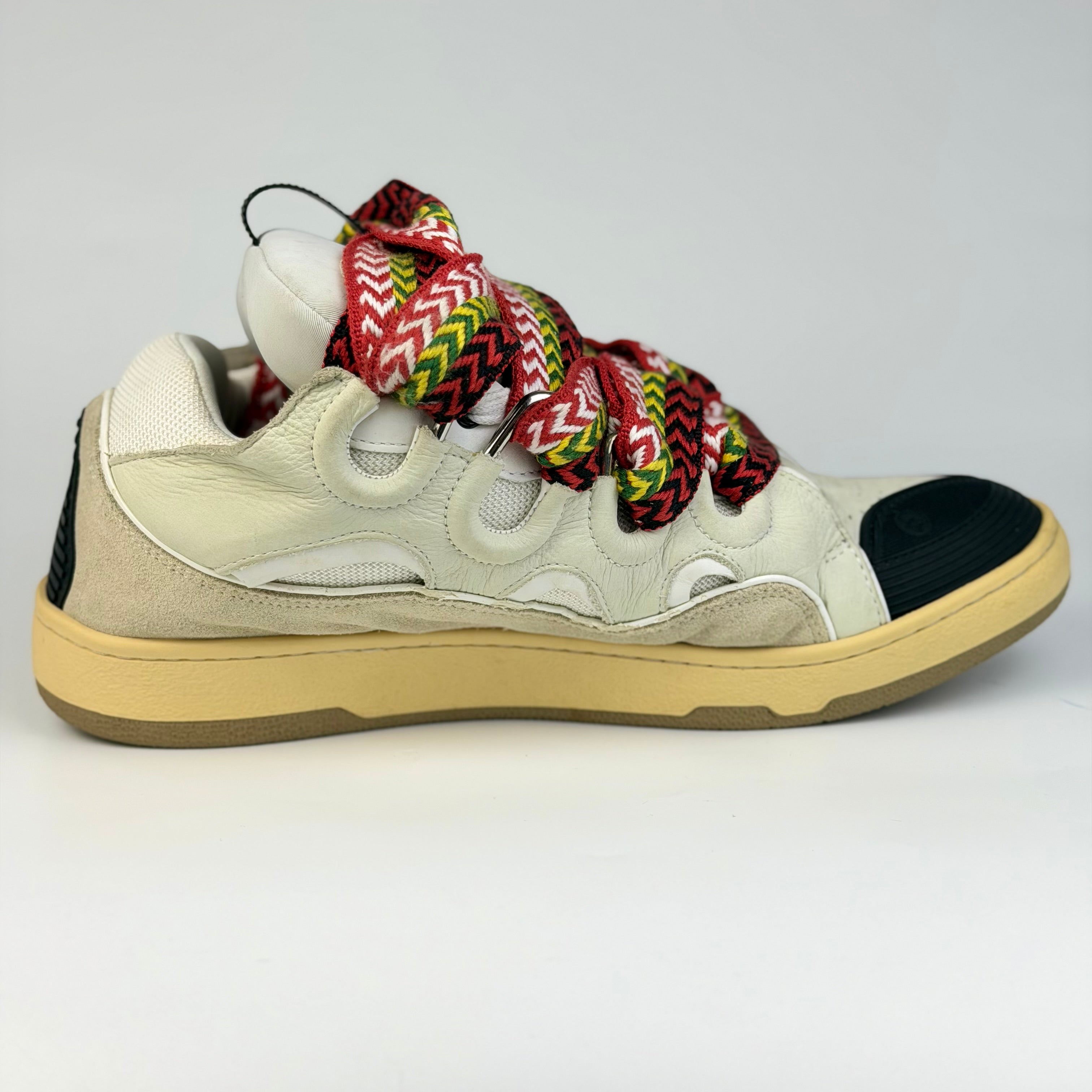 Lanvin Curb White Sneakers