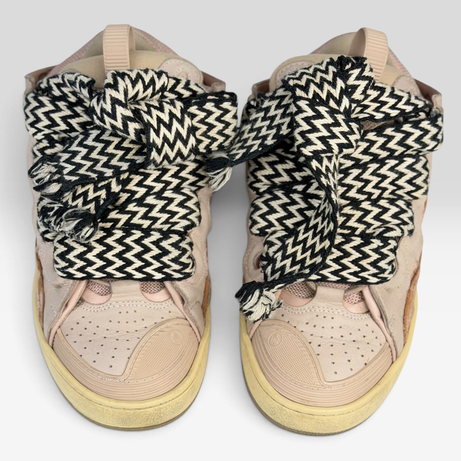 Lanvin Curb Pink Sneakers