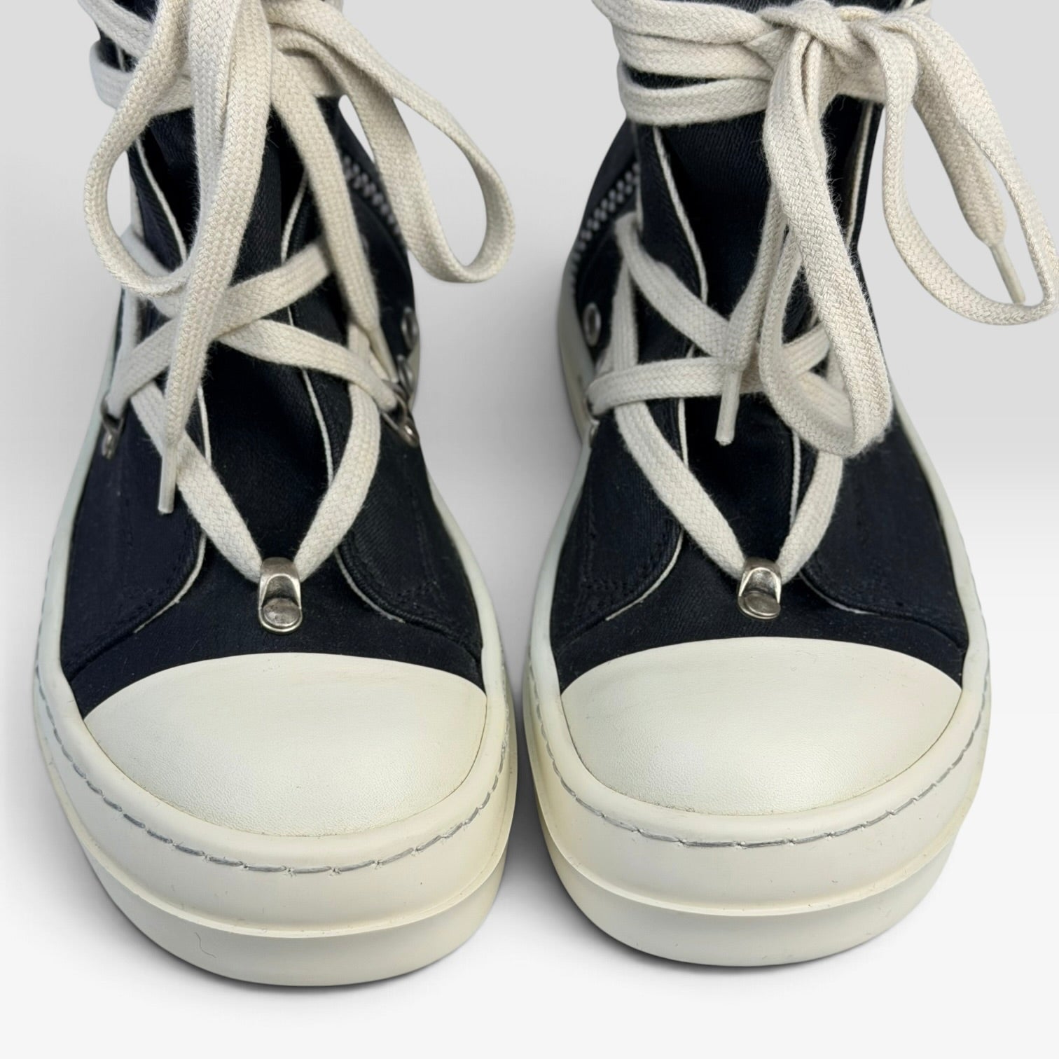 Rick Owens DRKSHDW Hexagram Ramones Denim Black