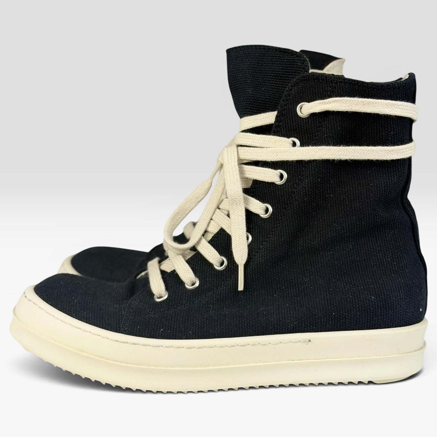 Rick Owens DRKSHDW Vegan Ramones High Black | Sneakers Rick Owens