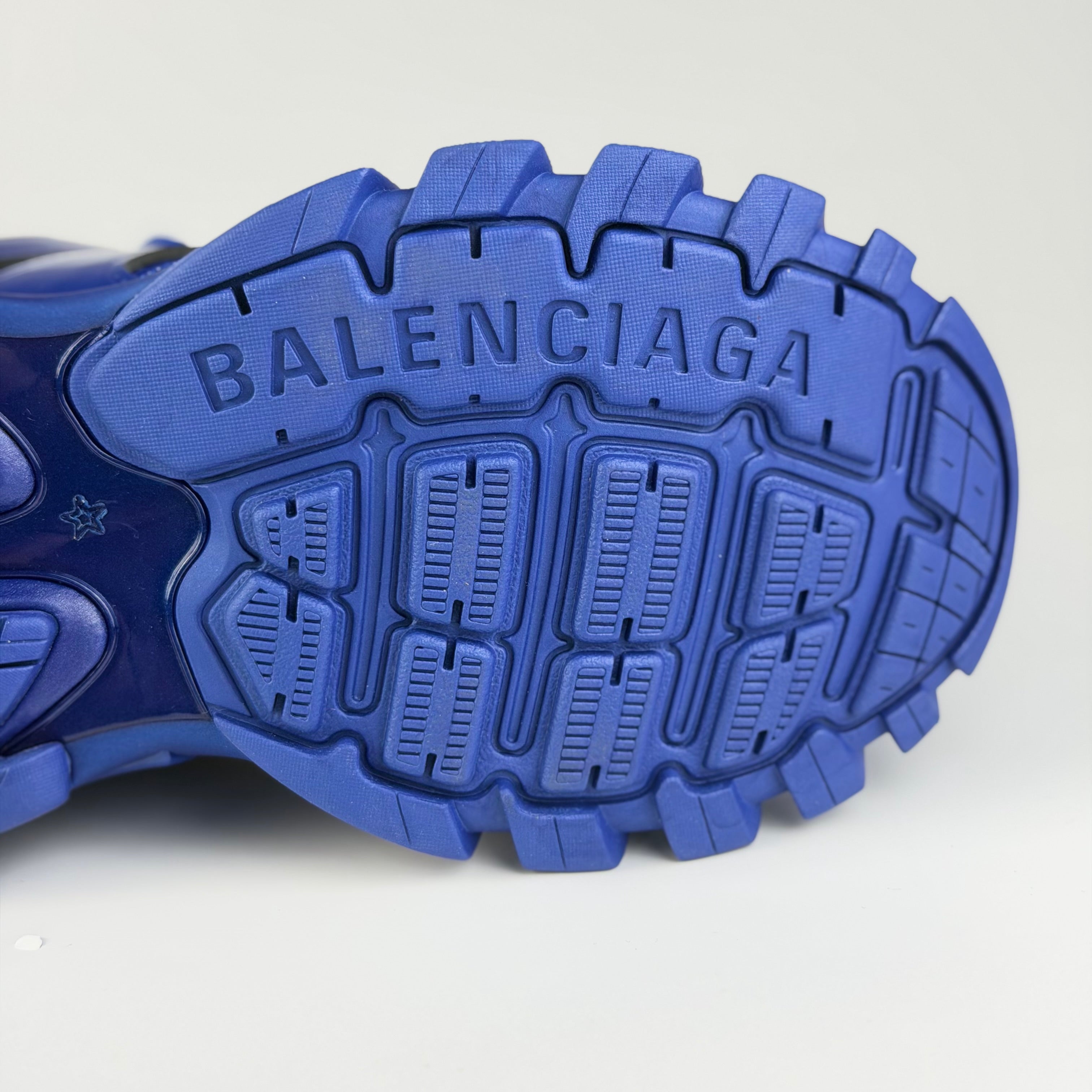 Balenciaga Track Metallic Indigo