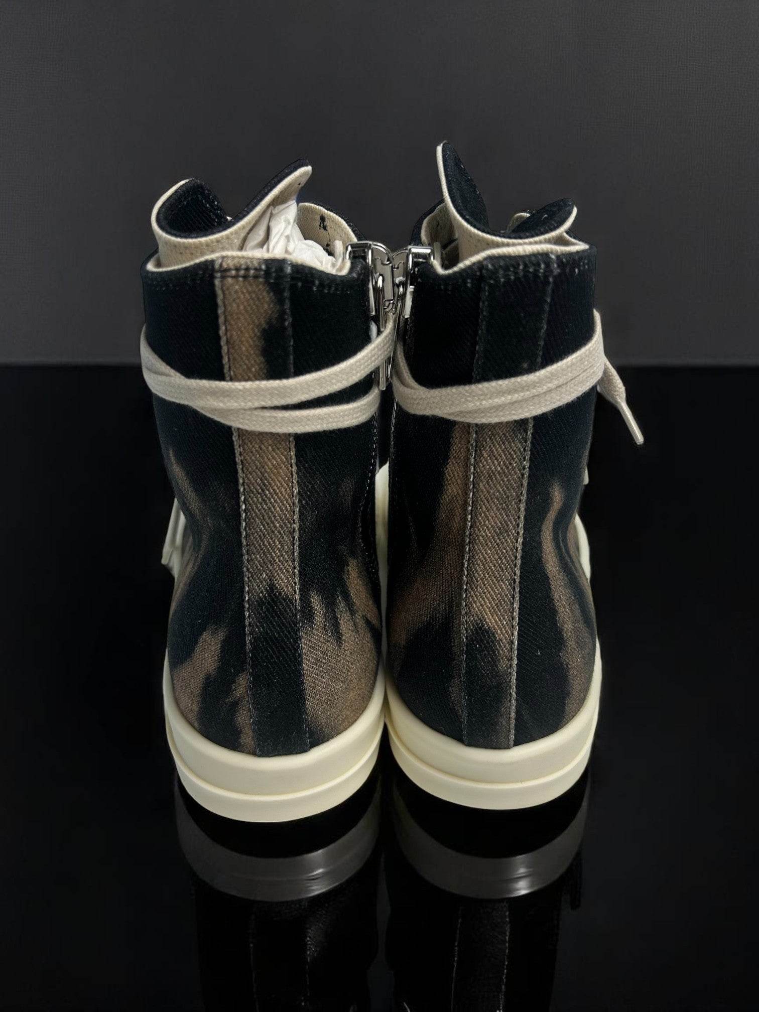Rick Owens Ramones High Tie Dye - V STEALS