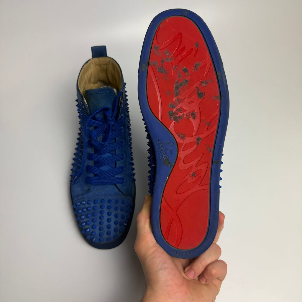 Christian Louboutin Electric Blue Spikes